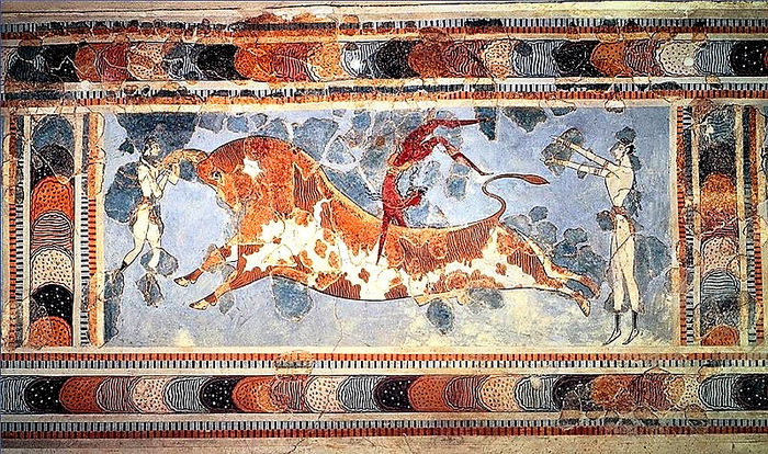 Таврокатапсия (фреска из Кносса)